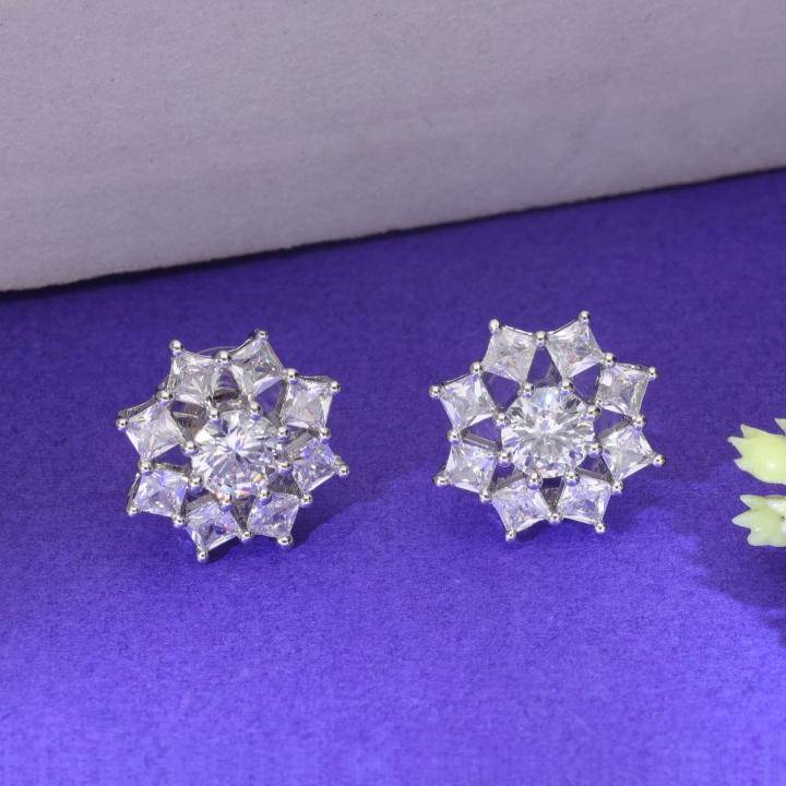 Stunning silver ad earring 1336 Fashion jewellery market in Pune